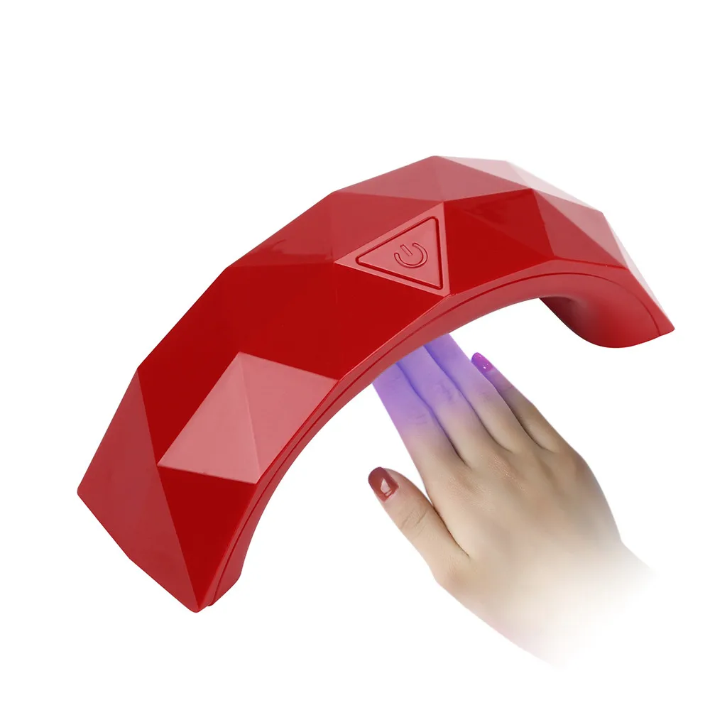 Женская мода 9 Вт USB СВЕТОДИОДНЫЙ УФ-гель для ногтей отверждения лампы Свет Сушилка для гель-лака свет дисплей Lampr машинка для дизайна ногтей