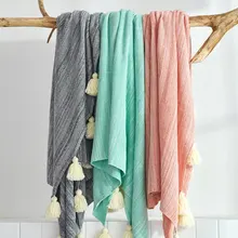solid cotton blanket for bed sofa soft aircondition pink throw blankets adult summer Bedspread solid quilt solid cotton blanket for bed sofa soft aircondition pink throw blankets adult summer Bedspread solid quilt