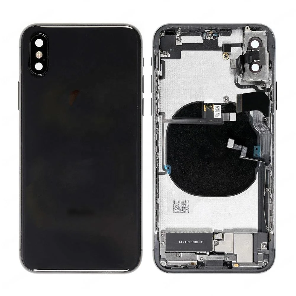 

For iPhone X Battery Back Cover Rear Door Housing Frame Assembly With Small Parts