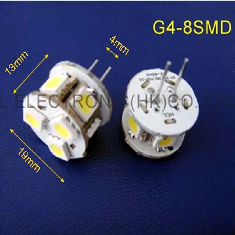 12VDC 5050 3 чипа G4 led освещение/G4led свет/G4 Светодиодные лампы/G4led лампы/led G4 12 V( 2 шт./партия