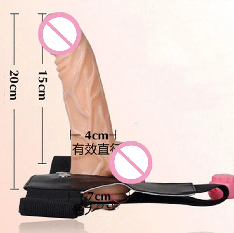 candiway hollow Dildo Strap on Vibrating Anal cock Ultra Elastic G-Spot Erection Assist Harness Penis Vibrator Dick Sex Toy