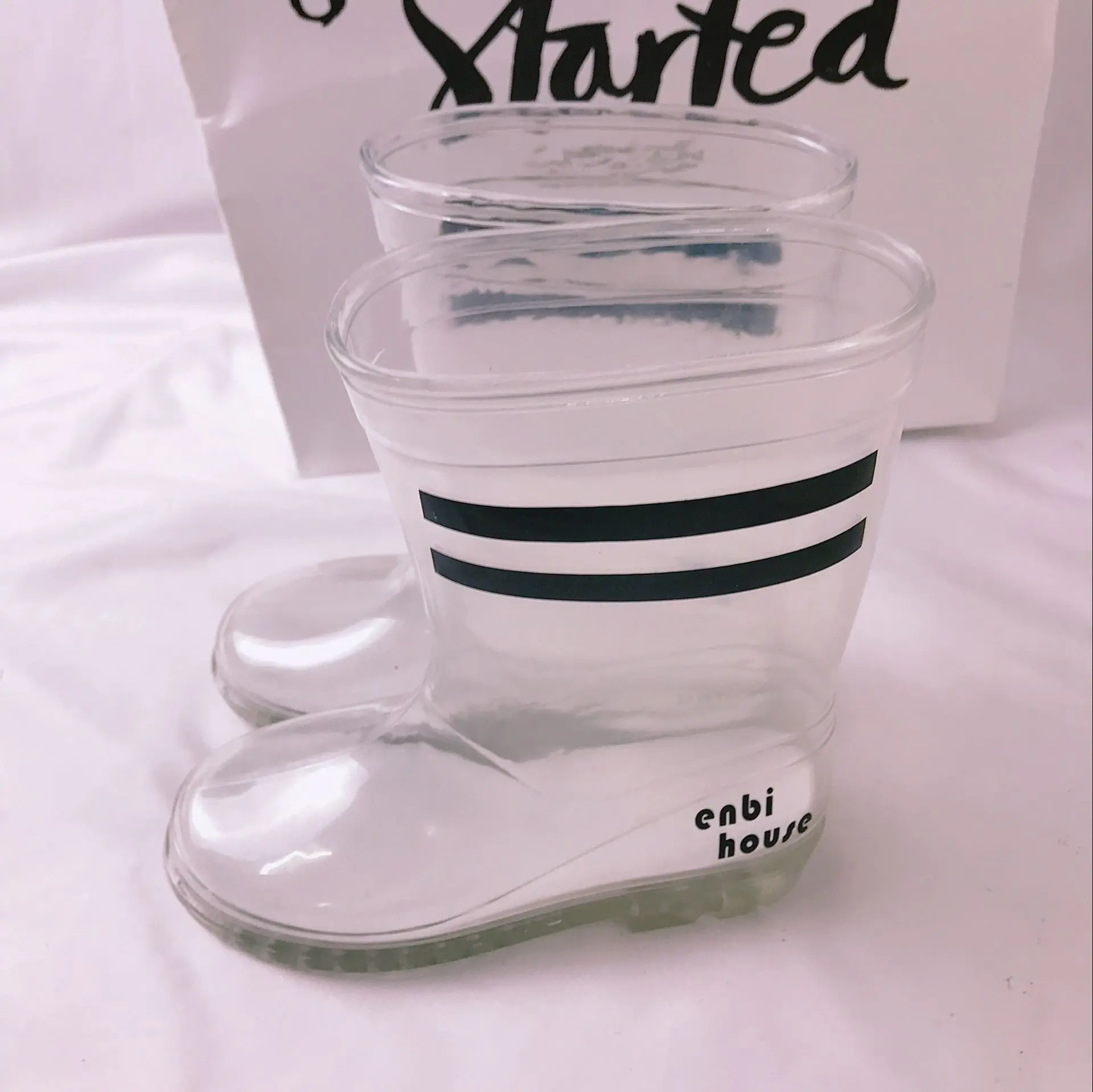 Kids Boy Girl Rain Boots  Spring Baby Girls Transparent rubber Rainboots Children Rubber Shoes Toddler Boys Jelly shoes