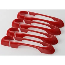 ABS Chrome Car Door Handle Covers cover trim For Jeep liberty 2014-2016 4-Door 8pcs car stying