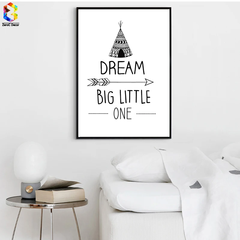 

Black White Nordic Minimalist Typography Quote Canvas Art Print Painting Poster, Wall Pictures For Home Decoration, Hogar decor