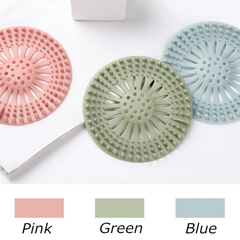 

Sewer Outfall Strainer Kitchen Sink Filter PVC Drain Hair Catcher Cover Lavabo Kitchen Gadgets Accessories 5 colors