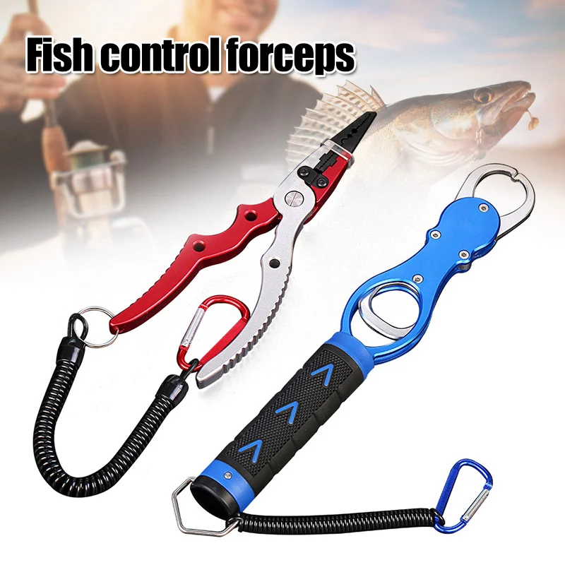

Aviation Aluminium Lure Fishing Tackle Plier Fish Controller Fishing Tool with Buckle XR-Hot