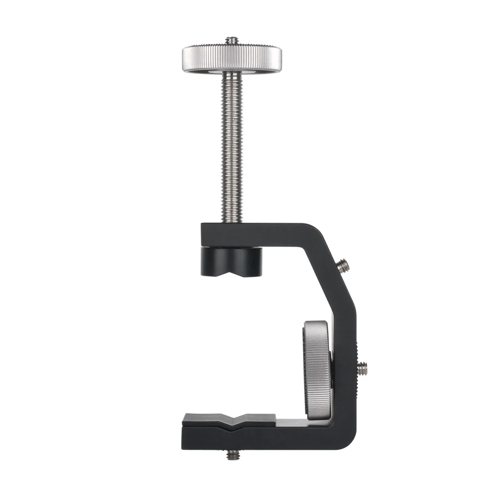 

High Quality Metal Heavy Duty Photo Studio Light Stand C Clamp U Clip Bracket Large Size with 1/4" Srew