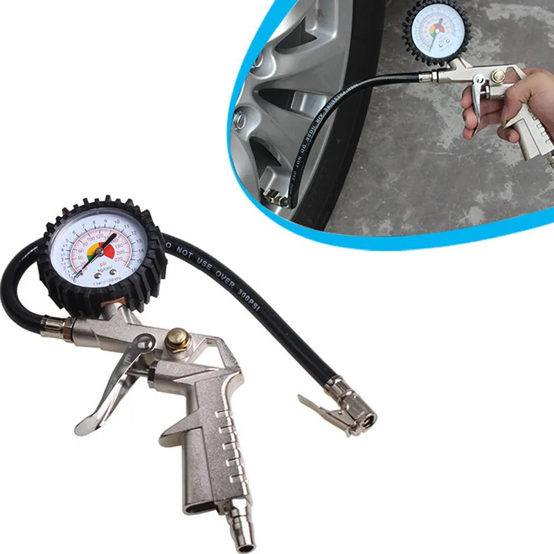 

Car Styling Pressure Compressor Gauge Tester Motorbike Truck Tyre Air Inflator Tester Dial Tool CSL2017