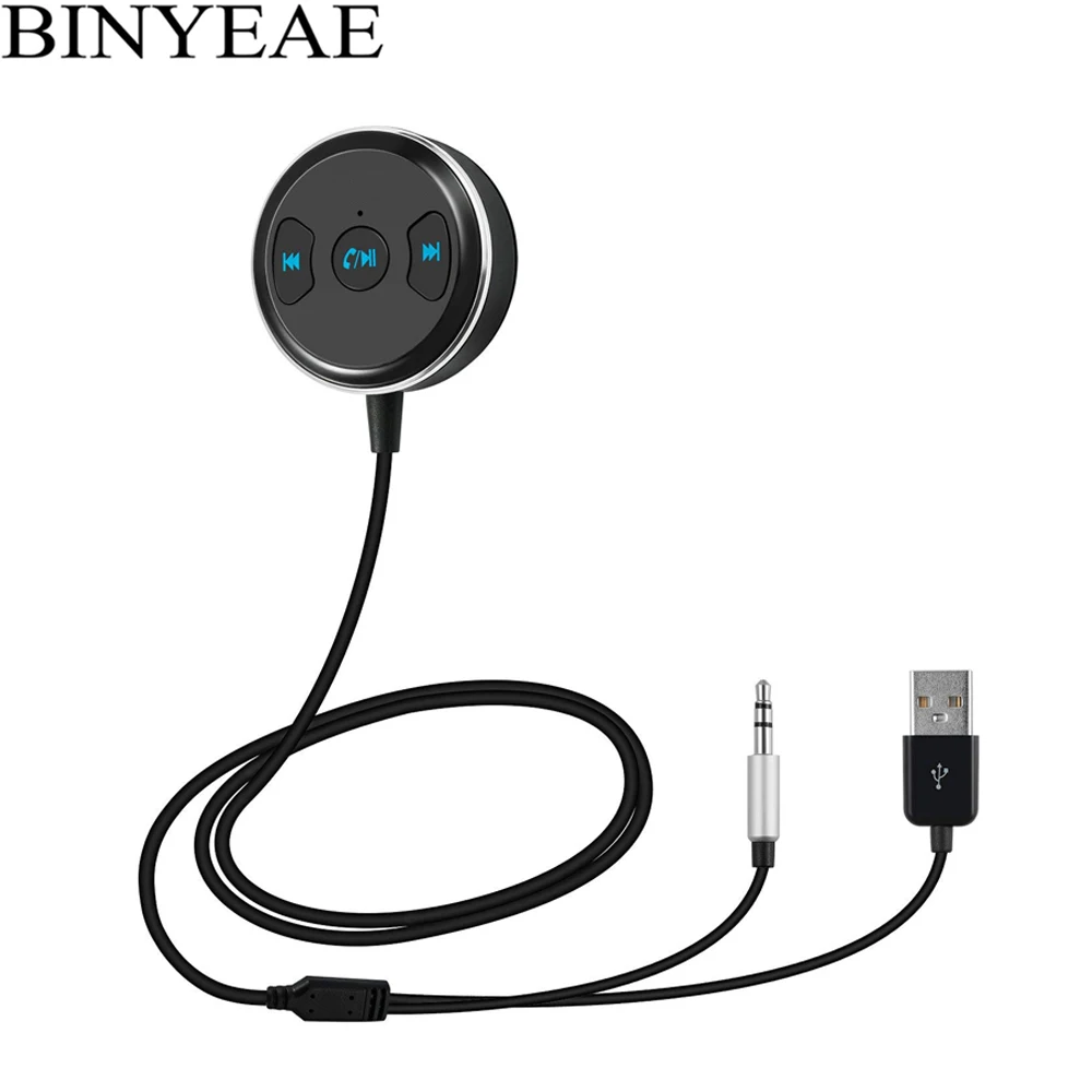 Bluetooth 4 1 автомобильный комплект громкой связи Aux USB беспроводной стерео