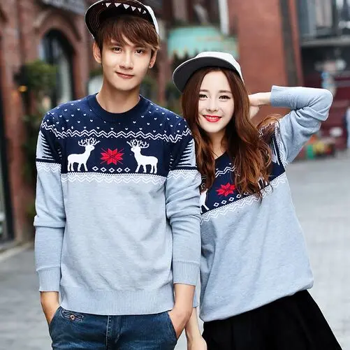 mens and womens matching christmas sweaters