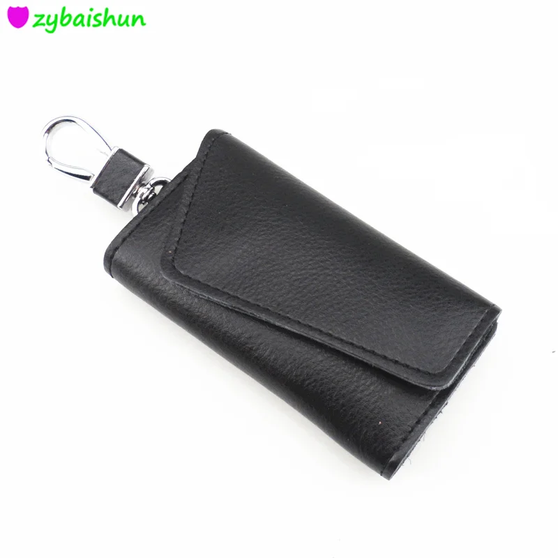 PU Leather Portable Business Credit Card Holder Small Key Wallet Coin