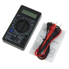 Mini DT832 Digital Multimeter LCD DC AC Voltmeter Ammeter Ohm Tester AC/DC Voltage Digital Ampere Power Meter Test