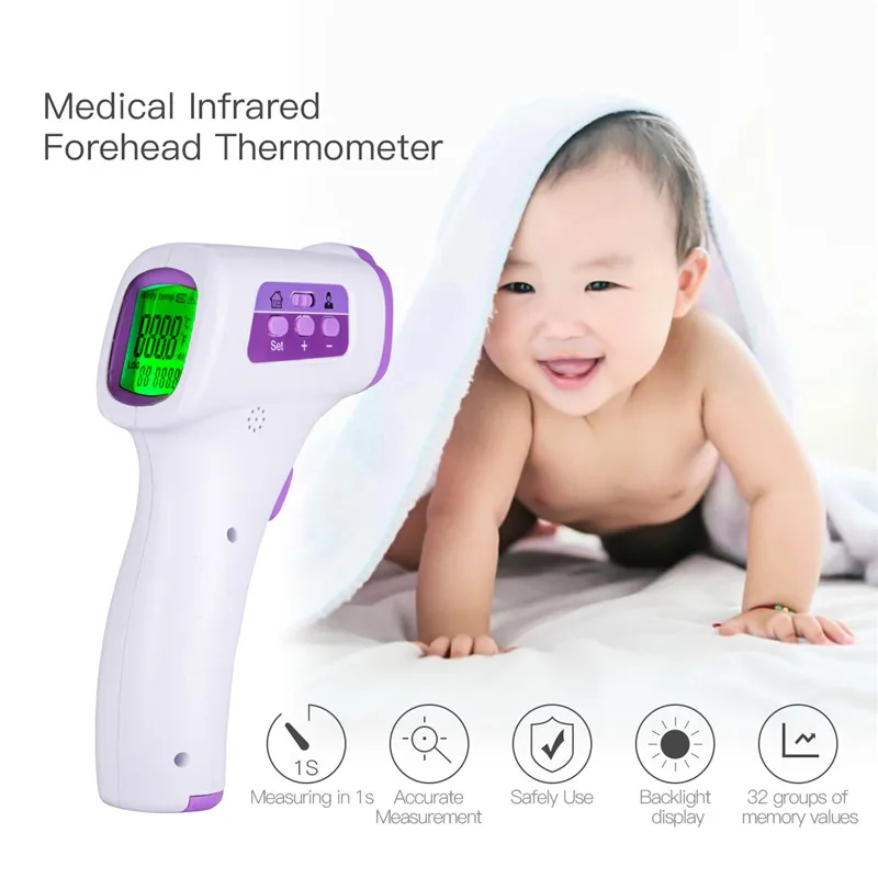CkeyiN Lightweight High Accuracy Baby Infrared Forehead Thermometer