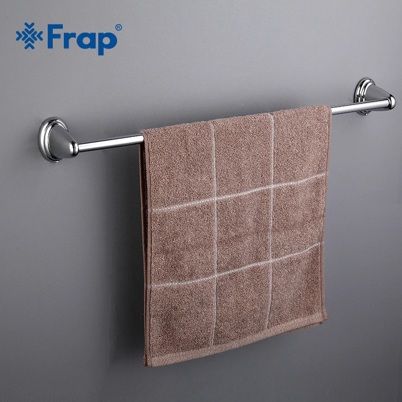 FRAP 1Set High Quality Wall Mounted 60cm Single Towel Bars Bathroom
