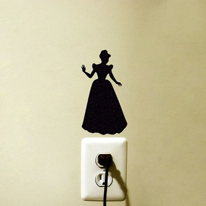 Kucada Siyah Yaratici Diy Guzel Prenses Anahtari Duvar Cikartmalari Ev Dekorasyon Duvar Kagidi Jg1922 Decor Wallpaper Stickers Home Decorstickers Home Aliexpress