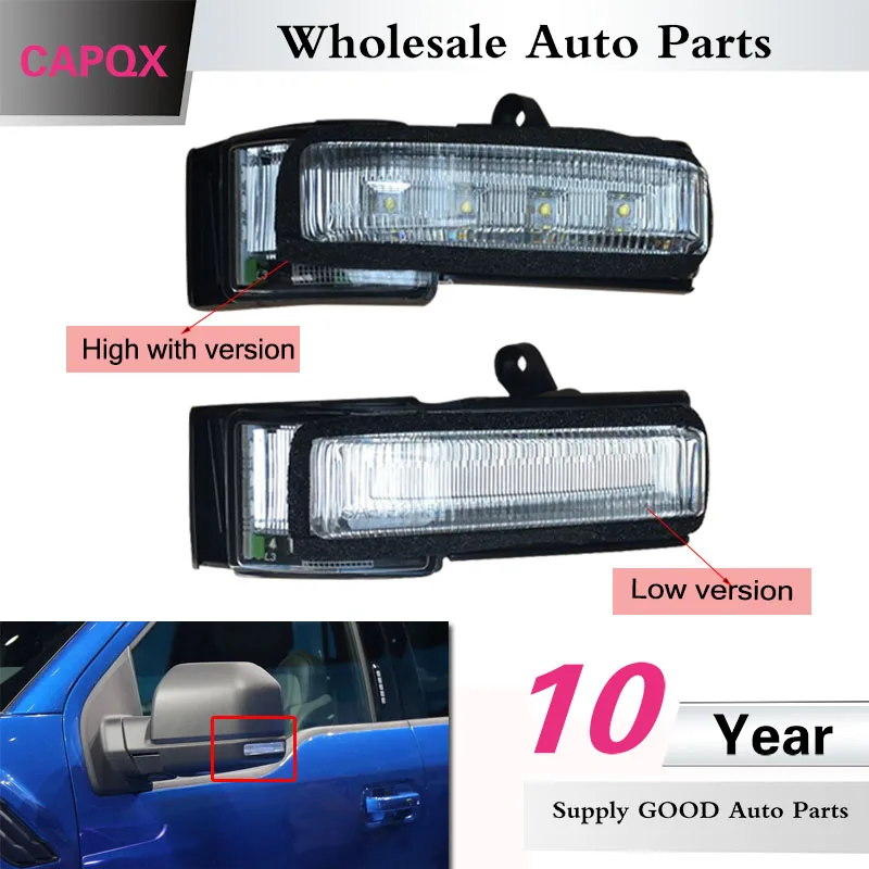 CAPQX 1Pair High or low Version For Ford Raptor F150 2015 2016 2017 Outside Side Rearview Mirror Turn Light Repeater Lamp | Автомобили и