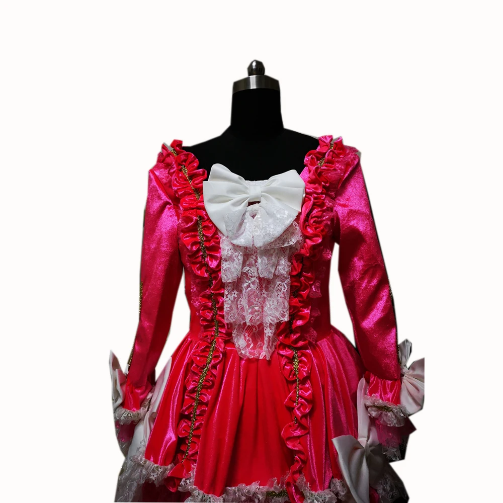 

New pink Civil War Victorian Styled Gown Vintage Costumes Victorian Lolita Dress D-321