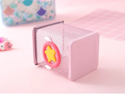 Kawaii розовый единорог кактус Фламинго квадратный канцелярский ящик для хранения управление чехол Подставка для ручек и карандашей подставка студенческие канцелярские принадлежности
