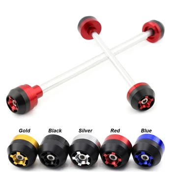 

For KAWASAKI ZX-10R NINJA ZX10R 2004 - 2016 Front Rear Axle Fork Crash Sliders Motorcycle Accessories Wheel Protector