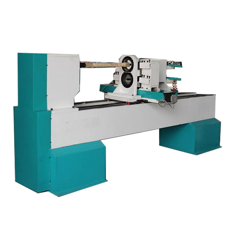 

High speed 1516 double axis double cutter cnc lathe machining