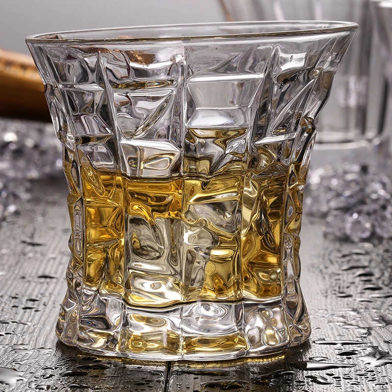 Bevel Whisky Glasses 7OZ Lead Free Vaso Copos For Drink Beer Water Wine