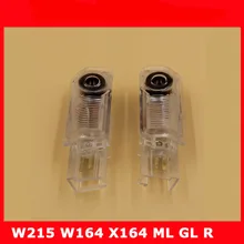 auto 3d led door logo light car ghost shaodow welcome logo projector light for benz R W215 MLW164 GL X164