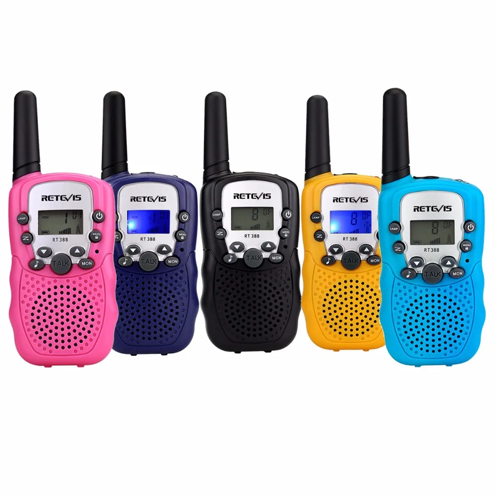 Мини рация Retevis RT388 2 шт. детская радиостанция 0 5 Вт PMR446 FRS UHF частота переносной