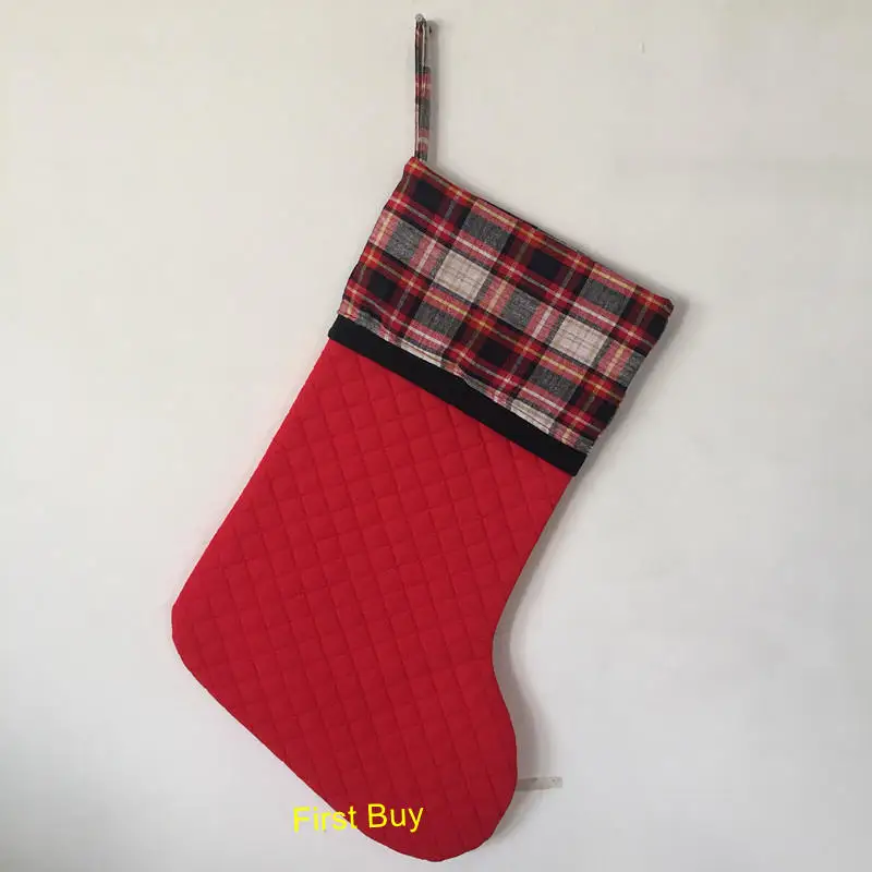 Christmas quilt stocking (9)