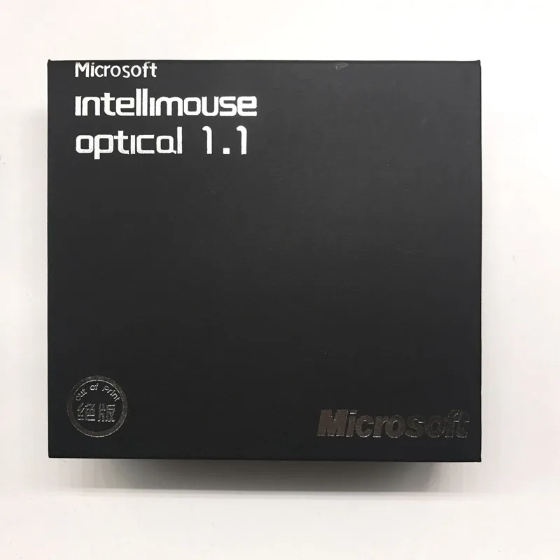 Tanie Sprzedaż hurtowa IO1.1 przewodowa mysz dla graczy z USB bez pudełka do sprzedaży detalicznej USB przewodowa mysz optyczna Microsoft IntelliMouse IO 1.1 Mouse