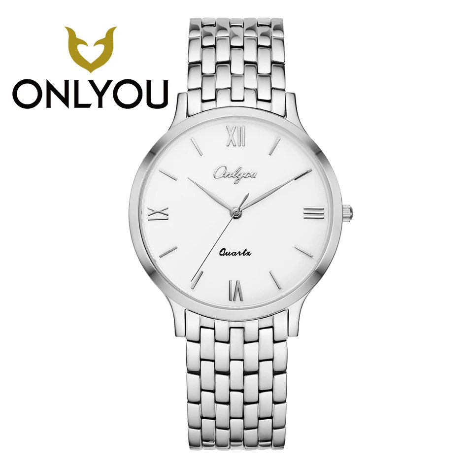 

ONLYOU Mens Watches Top Brand Luxury Fashion Simple Watch Men's Quartz Watches Steel Wristwatches Quartz-Watch Reloj Hombre