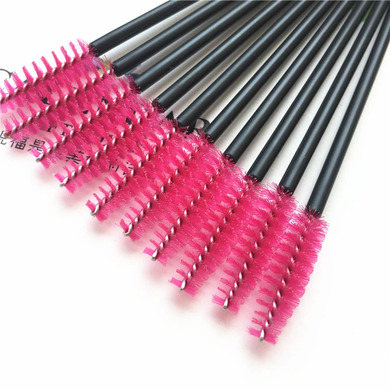 

ELECOOL 50pcs /lot Disposable Eyelash Brushes Mascara Wands Applicator Wand Brushes Eyelash Comb Brushes Make Up Tool Kit New