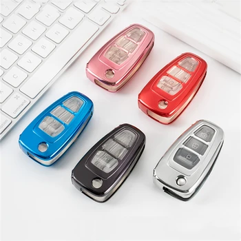 

Soft TPU Remote Car Keycase Cover For Ford Ranger C-Max S-Max Focus Galaxy MondeoTransit Fiesta Escape Ecosport keychain nurable