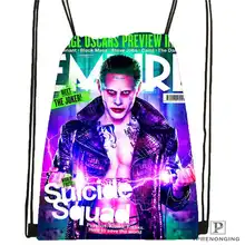 Custom the-joker-batman-arkham@ 02-походная сумка на шнурке милый рюкзак для детей(черная спинка) 31x40 см#180611-03-113