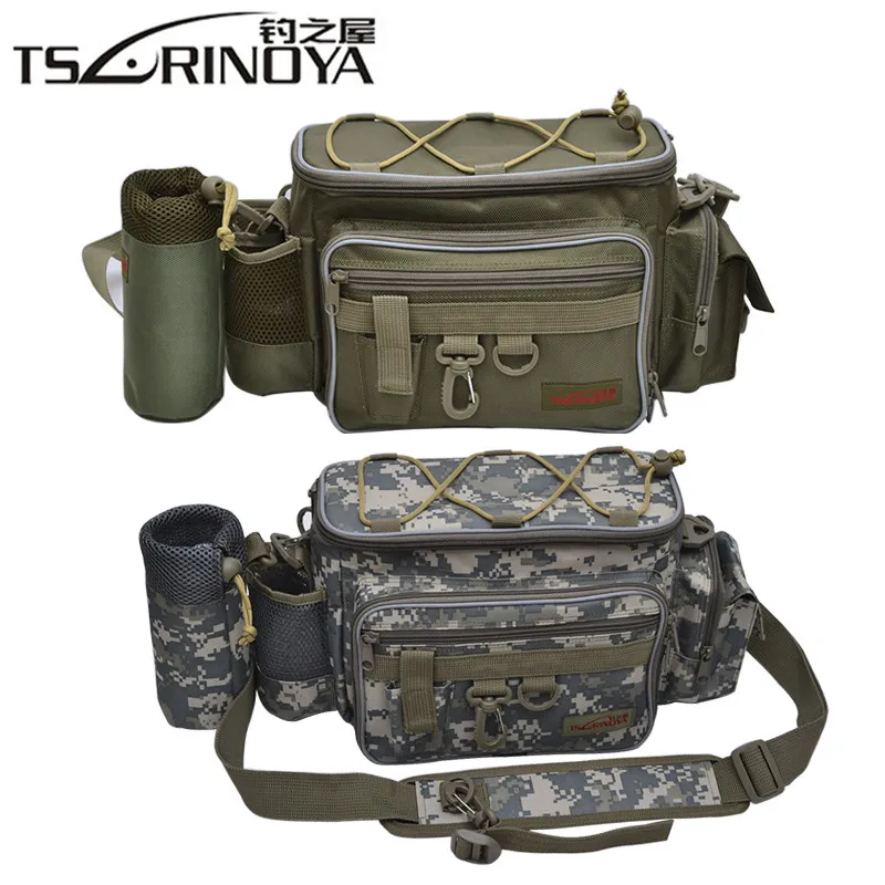 TSURINOYA многофункциональная сумка для рыболовных приманок 27*10*20 см 600D нейлоновая