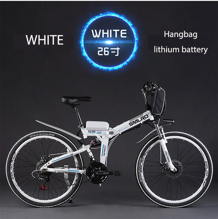 Perfect Inch Folding Electric Bicycle Electric Bicycle 48 V Lithium Battery Off Road Mountain Bike 500w Motor Drive Electric Bicycle 0