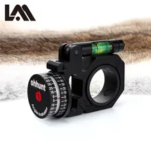 Тактический военный воды пузырьковый уровень кольцо для 30 мм трубы Сфера прочного сплава Сталь баланс держатель Rail Охота Аксессуар