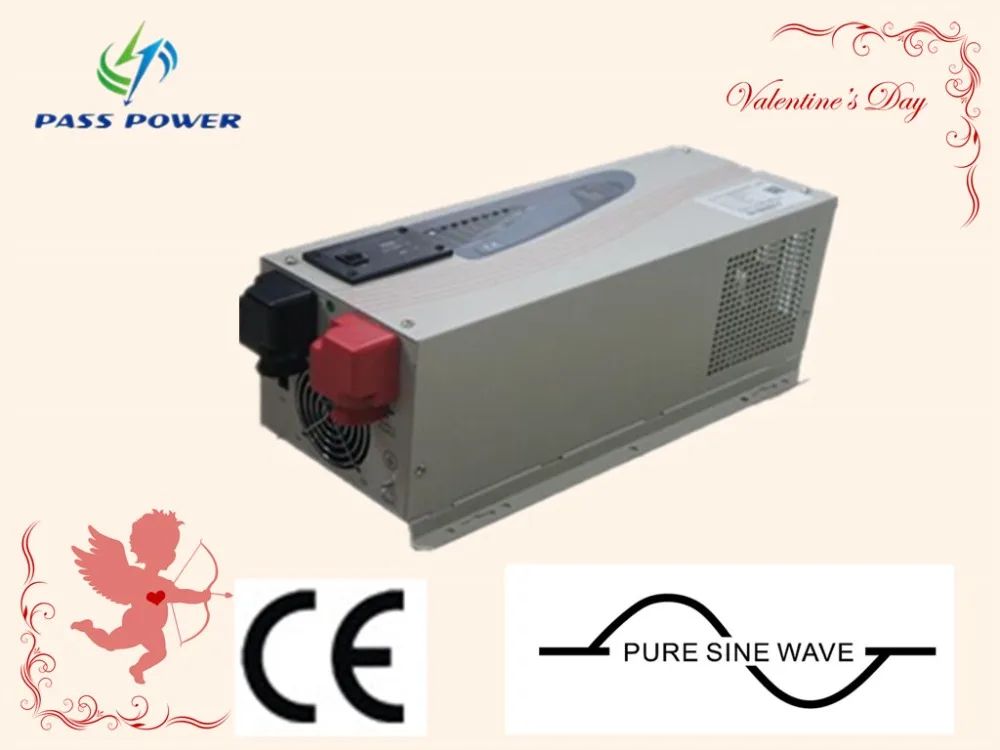 CE approved UPS function low frequency hybrid solar inverter 3000w with charger pure sine wave