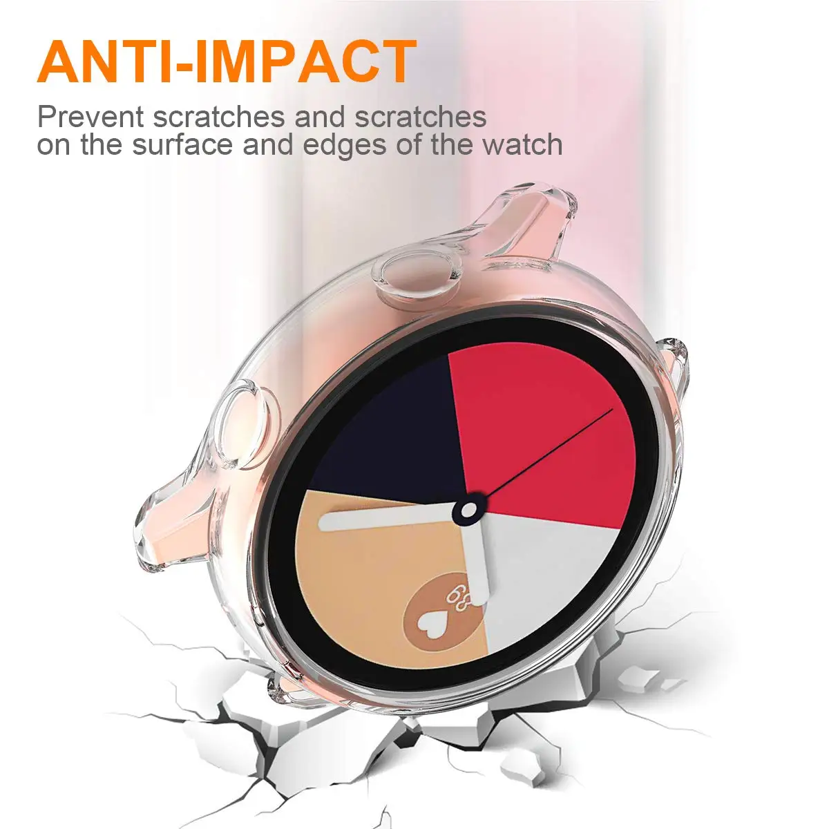 ТПУ защитный чехол для часов для Galaxy Watch Avtive 40 мм Smartwatch водонепроницаемый бампер рамка чехол для samsung Watch