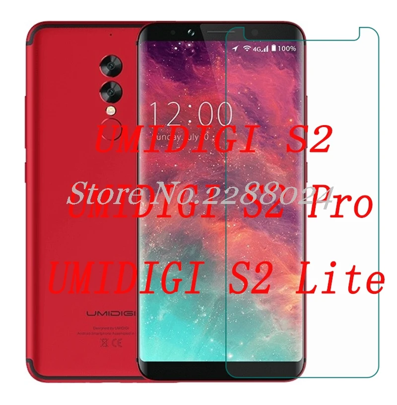 

Smartphone 9H Tempered Glass UMI for UMIDIGI S2 / S2 Lite / Pro Explosion-proof Protective Film Screen Protector cover phone