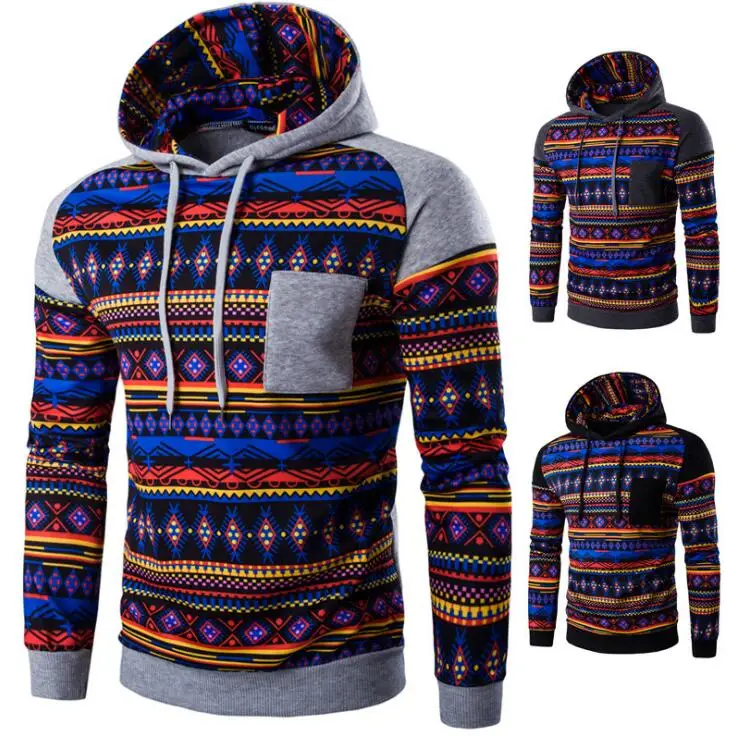 

Men Hoodies Mens Hombre Hip Hop Male Brand Hoodie Raglan Sleeves National Wind Sweatshirt Suit Men Slim Fit Men Hoody Pocket Clo
