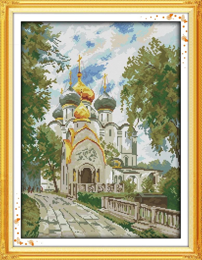 Новый Набор для вышивки крестиком convent 18/14/11 карат холстом вышивка ручной работы