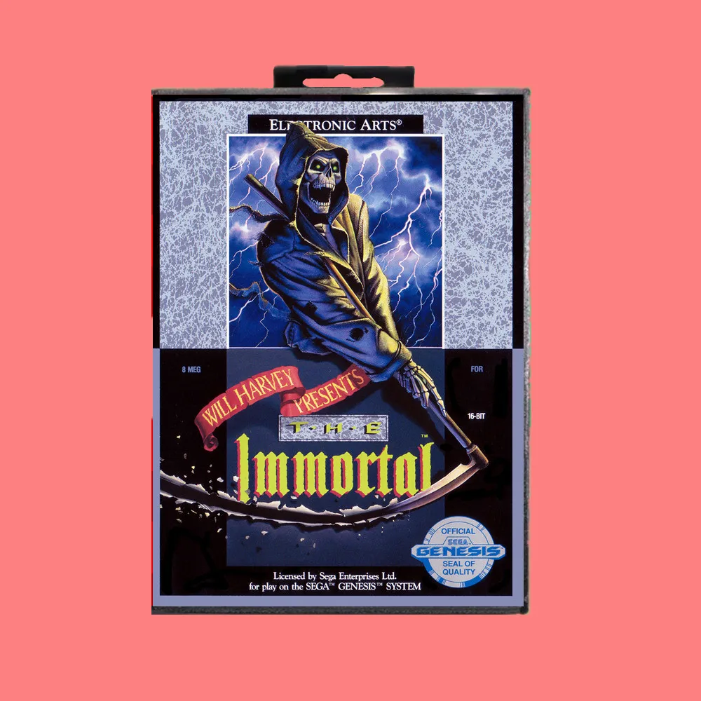 Immortal 16 бит MD игровая карта с розничной коробкой для Sega Genesis &amp Mega Drive | Электроника