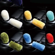 Зимний плюшевый Меховой чехол для ручного тормоза автомобиля Ручка переключения для Citroen C-Quatre C-Triomphe Picasso C1 C2 C3 C4 C4L C5 Elysee/DS-seri