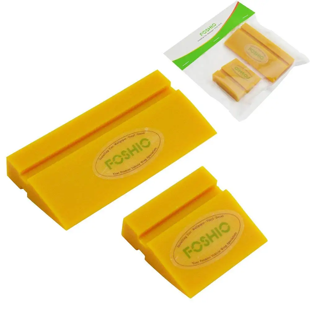Lâmina de Limpar Vidro para Uso Automático e para Janela Ferramenta para Envoltório de Carro Raspador de Limpeza de Casa Lavadora de Arruela Limpador de Borracha de 2 Foshio Peças 10 Foshio limpador de borracha de 2 peças,