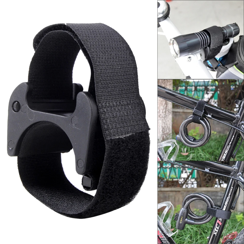 

Bike Flashlight Clip LED Torch Strap with Adhesive Strap Bicycle Flashlight Mount Bracket Light Clip Clamp for Bicycle Accessory