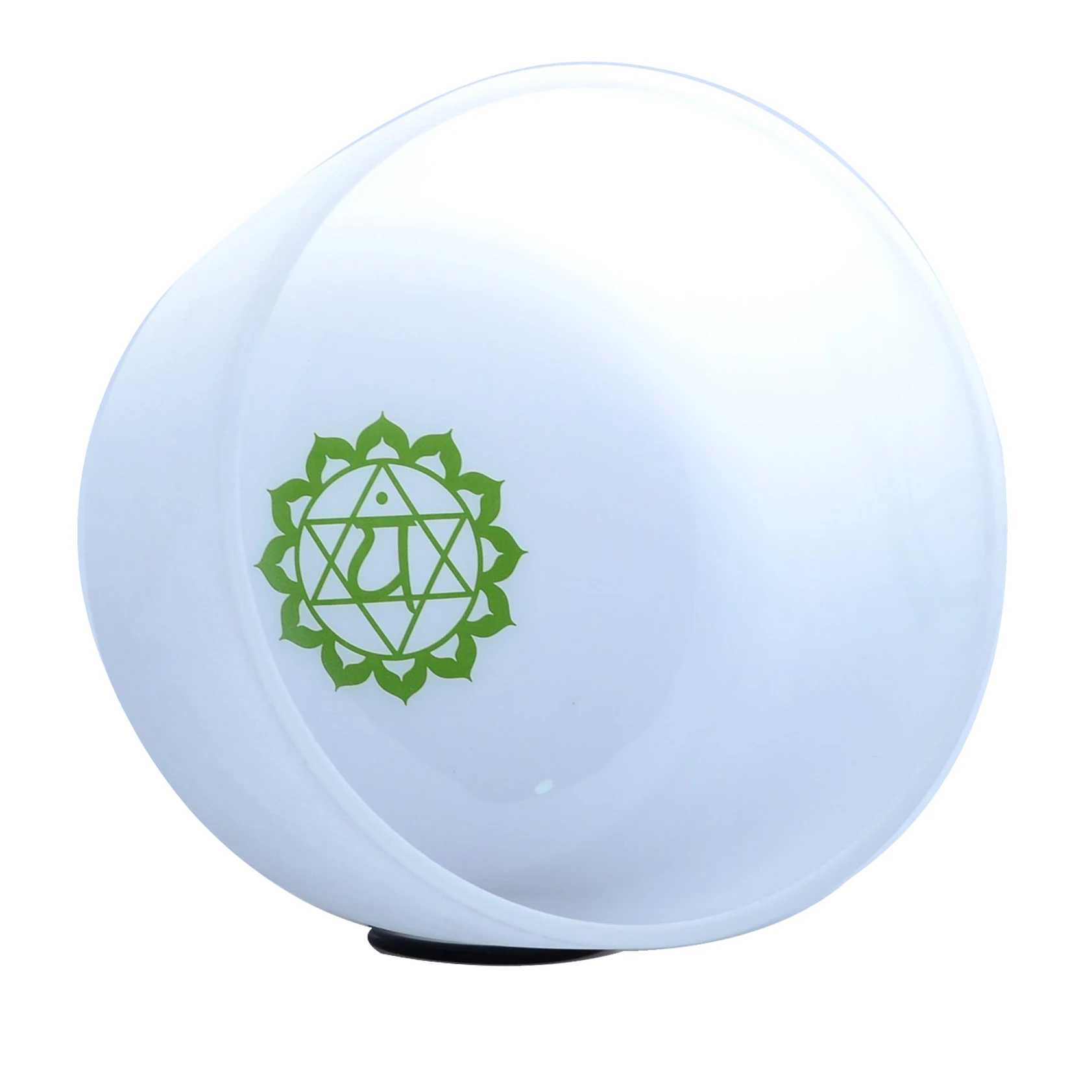 

9 Inch Chakra Pattern F Note Crystal Singing Bowl for Heart Chakra Balancing/Yoga/Meditation/Sound Therapy