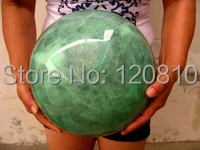 

OO3900 HUGE Glow In The Dark Stone crystal Fluorite sphere ball