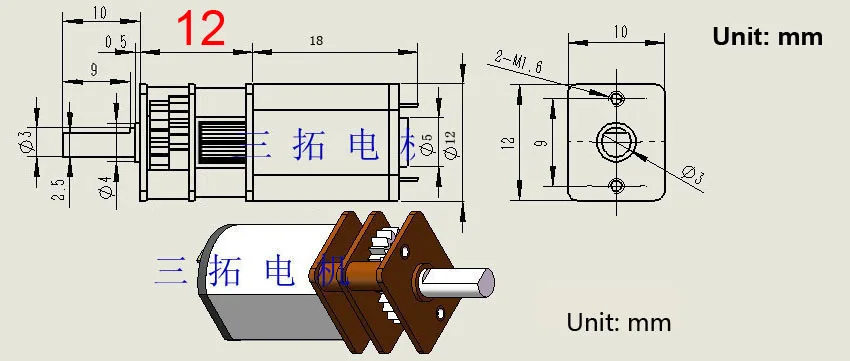 12GA N20 DC 3V 6V 12V 5-4000rpm mały metalowy motoreduktor na zdalne sterowanie samochód zdalnie sterowany model DIY silnik zabawki elektryczny zamek do drzwi