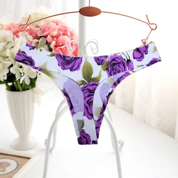 

Hot Sale women sexy Floral Print Leopard panties panties seamless underwear Ladies briefs Tanga Thong G String lingerie Femme