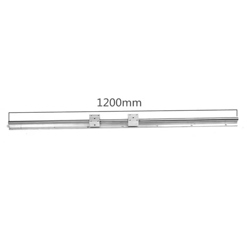 

1pc SBR20 1200mm Linear Rail Optical Axes Guide with 2pcs SBR20UU Bearing Blocks Brand New